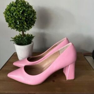 Steve Madden Len Heels Size 7.5 (Offers Welcome) 2.75" Heel